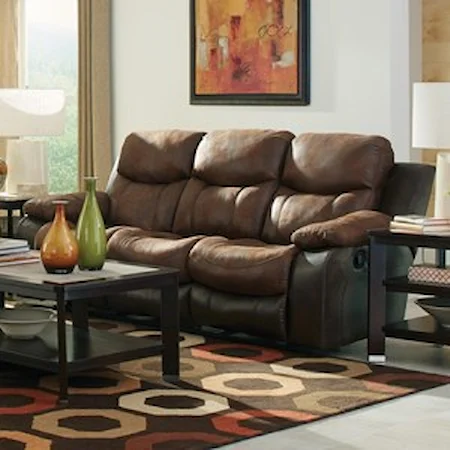 Power Reclining Sofa with Drop Down Table